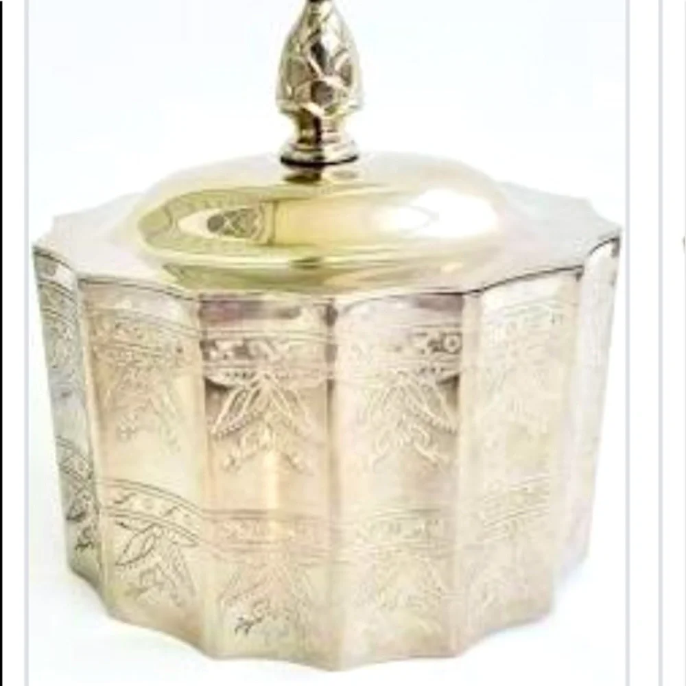 GOLDINGER 1991 Silver Plated heavy trinket box - Picture 1 of 1